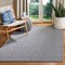 Safavieh 7 ft. 7 in. x 10 ft. Power Loomed Augustine Rectangle RugBlack & Light Grey AGT411H-8 - alternate 5